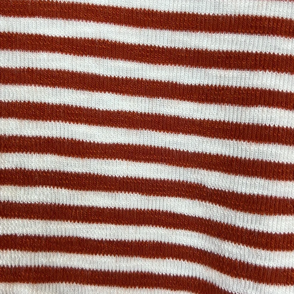 MADEWELL Long sleeve striped crew neck Maple Glow Baguette button cuffs S - Picture 6 of 9